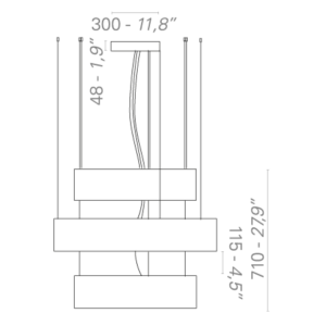 Ronde x3 technical drawing